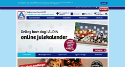 Desktop Screenshot of aldi.dk