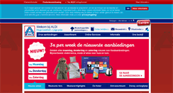 Desktop Screenshot of aldi.nl