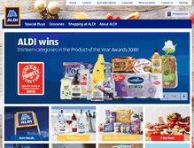 Tablet Screenshot of aldi.com.au